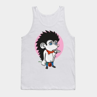 hedgehog is waiting for his beloved Tank Top